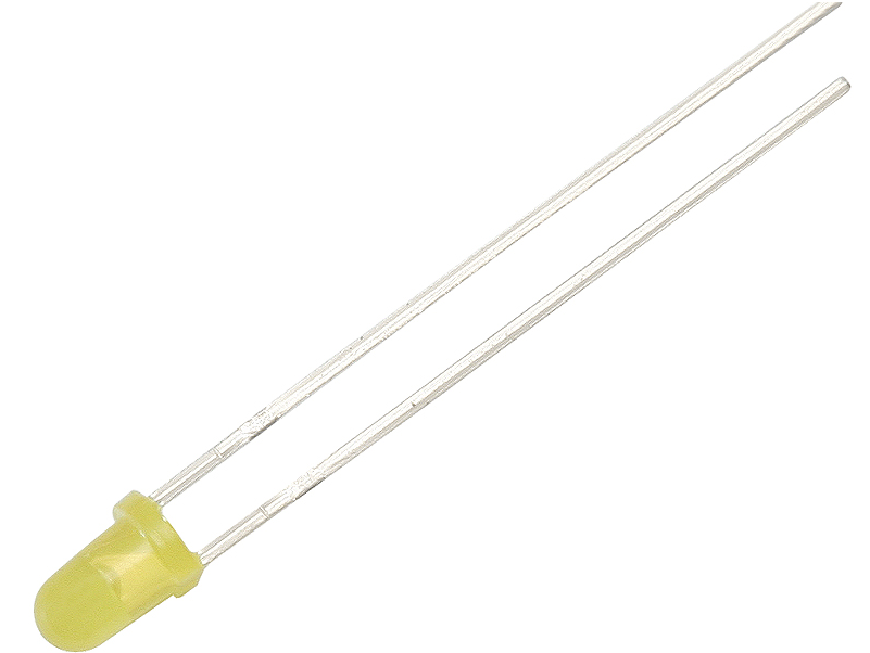 LED Diode - 3mm - Geel mat - Per stuk LED Diode - 3mm - Geel mat - Per stuk